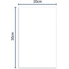 Magnetinis lapas Maul baltas, 20x30 cm