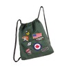 Cool Pack Maišelis sportinei aprangai COOLPACK Sprint Gymsack A421, 37x44x0.5 cm, žalia sp.