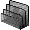 Metalinis stovas laiškams FOROFIS, 17,8x7,6x12cm, juodos sp.