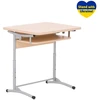 Mokyklinis stalas NOWY STYL, E-172/1 ALU, vienvietis