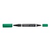 Permanentinis žymeklis STAEDTLER LUMOCOLOR DUO 348, ŽALIA