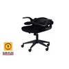 Sunflex Reguliuojamo aukščio kėdė SUN-FLEX®HIDEAWAY KĖDĖ, 91-101 cm, juodas rėmas, juoda sėdima vieta