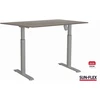 Reguliuojamo aukščio stalas SUN-FLEX ADAPT I, vieno variklio, pilkas 120x80cm