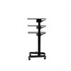 Reguliuojamo aukščio stalas SUN-FLEX®EASYDESK PRO, 60x52cm, juodas