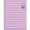 Sąsiuvinis su spirale APLI, A4, 80 lapų, langeliais, Mauve