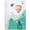Sąsiuvinis su spirale OXFORD HORIZONS, B5, 60 lapų, 90 gsm, langeliais