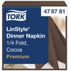 Tork Servetėlės LINSTYLE Dinner, kakavinės, 39 x 39 cm, 50 vnt, 478727