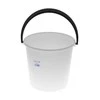 Bikuva.lt Kibiras, su plastikine rankena, 10 L, apskritas, balta sp.
