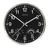 Sieninis laikrodis UNILUX WETTY 30cm, su termometru ir higrometru