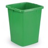 Šiukšliadėžė DURABLE Durabin, 90 l, žalios sp.