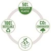 Skylmuša Leitz NeXXt Recycle Mini, 10 lapų, raudona
