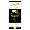 "LINDT EXCELLENCE" juodasis šokoladas (99%), 50 g