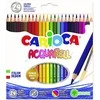 Spalvoti pieštukai CARIOCA, šešiabriauniai, akvareliniai, 24 vnt.