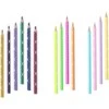Spalvoti pieštukai KORES KOLORES STYLE, tribriauniai, 3mm, 26 spalvos (6 metalizuotos, 4 pastelinės