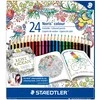 Spalvoti pieštukai STAEDTLER NORIS COLOUR 185, 24 spalvos
