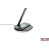 Sunflex Stalinis šviestuvas SUN-FLEX®QLITE™belaidžiu juodu telefonu įkrovikliu,as