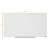 Esselte Stiklinė BALTA magnetinė lenta Glass Nobo Widescreen 45