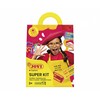 SUPER rinkinys Jovi: Plastilinas 3 blokeliai x 50 gr + 6 formelės ir 1 volelis plastilinui
