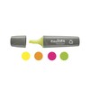 Teksto žymekliai CARIOCA kirsta galvute, ECOFAMILY MEMOLIGHT, 5 mm, 4 vnt.