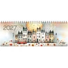 Timer Kalendorius MEMO Raudona Bus 2027, 290 x 110 mm, kartoninis