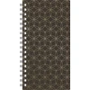 Timer Kalendorius MIDI Spirex 2027, 95 x 170 mm, Pattern, ruda, kartonas