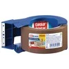 Tyli pakavimo juosta TESA PACK Solid and Strong, 50mm x 66m, ruda, su dėklu