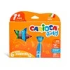 Flomasteriai mažyliams CARIOCA BABY TEDDY MARKER, 6 spalvų