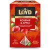 Vaisinės arbatos gėrimas LOYD HORECA erškėtrožių ir obuolių skonio, piramidės, 20 x 2g