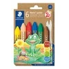 Vaškinės kreidelės STAEDTLER Noris Junior, 6 vnt.