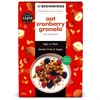Veganiška avižinė granola THE BEGINNINGS, su spanguolėmis, 200 g