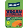 Veganiškas sūris Veganation su pomidorais ir baziliku, riekelėmis, 125 g