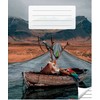 Victor Stationery Ou Sąsiuvinis linijomis, 36 lapai. Vidinių lapų gramatūra – 90 g/m2.