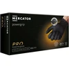 Mercator Medical Viekartinės pirštinės MERCATOR Powergrip, nitrilinės, juodos, L dydis, 50 vnt