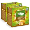 Žalioji arbata LOYD Žalias Lemon, Honey, Ginger 20x2g