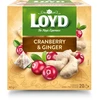 Žolelių ir vaisių arbata LOYD, spanguolių ir imbierų skonio, 20 x 2g