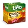 Žolelių ir vaisių raudonoji arbata LOYD, medaus, aviečių, spanguolių skonio, 20 x 1.7g