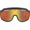 BOLLE CHRONOSHIELD Juodas Matte Phantom Brown Raudona Photochromic sportiniai saulės akiniai