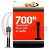 CST A-V 48mm dviračio kamera 700x35/43C Schrader ventilis
