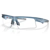 OAKLEY BISPHAERA Matte Trans Stonewash/Clear to juodas iridium photochromic sportiniai akiniai