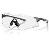 OAKLEY CYBR ZERO Polished Juodas/Clear Photochromic sportiniai akiniai