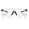 OAKLEY CYBR ZERO Polished Juodas/Clear Photochromic sportiniai akiniai
