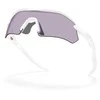 OAKLEY RADAR PLATE Polished Baltas/Prizm Slate sportiniai akiniai