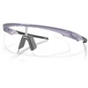 OAKLEY RSLV LITE Matte Transparent Lilac/Clear to juodas iridium photochromic sportiniai akiniai