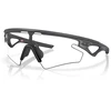 OAKLEY SPHAERA SLASH Carbon/Clear to juodas iridium photochromic sportiniai akiniai