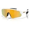 OAKLEY Stunt Devil Matte Baltas/Prizm 24k sportiniai akiniai