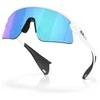 OAKLEY Stunt Devil Matte Baltas/Prizm Sapphire sportiniai akiniai