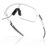 OAKLEY Sutro Lite Matte Baltas/Clear Photochromic sportiniai akiniai