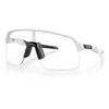 OAKLEY Sutro Lite Matte Baltas/Clear Photochromic sportiniai akiniai