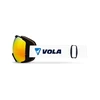 VOLA FAST slidinėjimo akiniai bordo su papildomu žaliu lęšiu