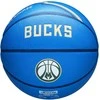WILSON NBA TEAM CITY COLLECTOR MILWAUKEE BUCKS krepšinio kamuolys